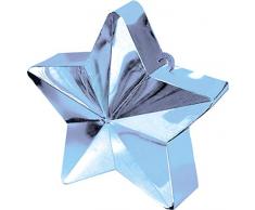 Amscan 170 g / 6 Once Stella Palloncino Peso, Azzurro
