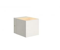 Lucide Devi 09201/01/31 - Lampada da parete, per lampadina G9, colore: bianco, 8 x 8 x 12 cm