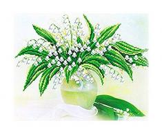 GMMH Diamond Painting Pittura Diamante 14Â x 18Â Set Ricamo a Mano Fai da Te Mosaico Primavera Farfalla