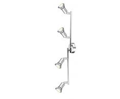 GLOBO bar illuminazione spot incl cromate flessibili. 4xgu10 3w 230v LED, 220LM, 3000k