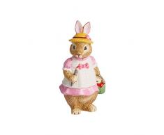 Villeroy & Boch Bunny Tales Statuetta Piccola di Porcellana Anna, Multicolore