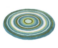 Meusch 2253672307 - Tappetino rotondo per bagno della linea Mandala, 60 cm, colore: Turchese