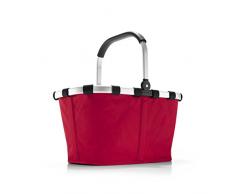 Reisenthel Carrybag, Cestino per la Spesa, Borsa, Shopping Bag, Red/Rosso, BK3004