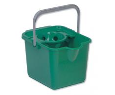 Addis Secchio con Dispositivo strizzatore, 12 l, Colore: Verde