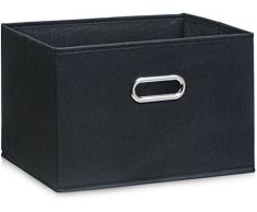 Zeller 14413 contenitore, in tessuto non tessuto, Nero