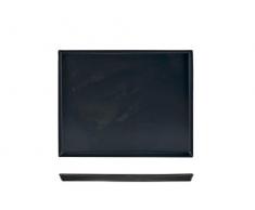 Pentole Agnelli Teglia blurex Rettangolare 35x28 Pentole e Preparazione Cucina, Lamiera Blu, Nero, 35x28x3 cm