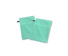 Tom Tailor Cotone Spugna Basic, Guanto da Bagno 16Â x 22Â cm, Menta, 22Â x 16Â x 6Â cm