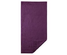 Aneesi Bath Fashion Asciugamano Supima Prestige, Colore: Prugna, Cotone, Rosso, 30 x 50 cm