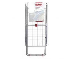 Rayen | Stendibiancheria con ali | 19 m di superficie di posa | Sistema di bloccaggio delle ali | Stendibiancheria antiscivolo e pieghevole | Per interni ed esterni | 177 x 54,5 x 107,5 cm | Confezion