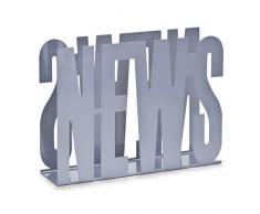 Zeller 10450 Portariviste News, in metallo, 42 x 11,5 x 31,5 cm