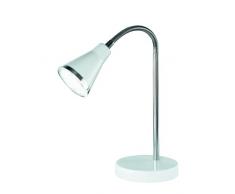 Reality Leuchten Reality R52711101 Arras Lampada Tavolo, 1xSMD, 3.8 W LED, Bianco, 47 cm