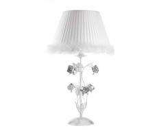 Onli Lampada da Tavolo, Bianco/Argento