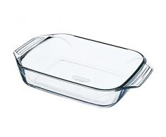Pyrex Irresistible Teglia Rettangolare, in vetro borosilicato, 35x23x6cm, Trasparente