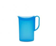 Rosti Mepal franken - Caraffa per succo di frutta con coperchio, 1,5 l, colore: Trasparente blu