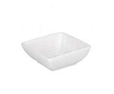PORCELLANA Prato Ciotola Quadrata cm 7, 0.1Â x 0.1Â x 0.1Â cm