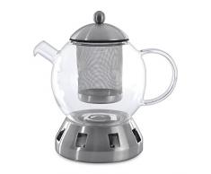 Berghoff 1107035 Dorado Teiera con Coperchio e Supporto, 1.3 L