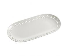 Maxwell & Williams Lille Piatto, Porcellana, Bianco, Porcellana, Bianco, 39 x 20 x 3.5 cm