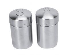 Equinox 502718 - Saliera e pepiera in Acciaio Inox, Colore: Argento