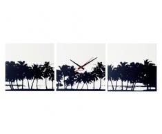 Karlsson Orologio da Parete, Spiaggia KA5476BK Skyline in Bianco e Nero