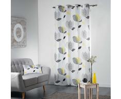 Douceur d interno mylae Tenda a occhielli, poliestere, Giallo, 260Â x 140Â cm