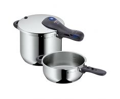 WMF Perfect Plus Set pentole a pressione L 6.5 e 3.0, acciaio inossidabile, acciaio inossidabile