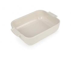 PEUGEOT PSP60084 Appolia Pirofila Rettangolare 25cm, Ceramica, Ecru