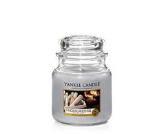 Yankee Candle Candela Giara Media, Crackling Wood Fire, 1