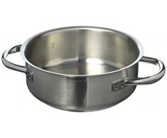 PADERNO 11009-20 Casseruola Bassa, Due Maniglie, in Acciaio Inox, 20 cm