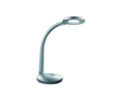 Reality Leuchten Reality R52721187 Cobra Lampada Tavolo, 1xSMD, 3 W LED, Titanio, 13x32x27 cm