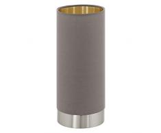 Eglo MASERLO Tavolo E27, Nickel Opaco Cappuccino, Oro, 12 x 12 x 25.5 cm