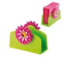 NV SetÂ âÂ Flower Power portatovaglioli & CartaÂ âÂ servitten con Puntini Colorati ~