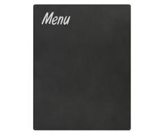 KalaMitica Menu Design, Lavagna Magnetica Antracite Acciaio Scrivibile con Gessetti. Dimensioni 74x57x0,12cm
