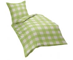 Fleuresse Riva 143389Â FB. 5Â Biancheria da Letto in Tessuto fine Plus 2Â x Cuscino 80/80, 200Â cm x 200Â cm, Colore: Verde Mela
