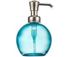 InterDesign Hamilton Pompa Dispenser di Sapone, Blu, 10.25x15.25x0.2 cm