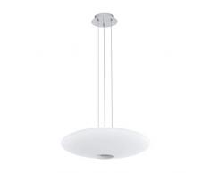 Eglo Milea 1 Lampadario a Sospensione Integriert, Argento