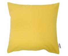 Tom Tailor, Federa per cuscino, Giallo (Gelb), 40 cm x 40 cm
