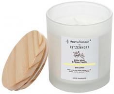 RITZENHOFF Aroma Naturals Nature Candela profumata, Giallo, Milchig, 8 x 8 x 10 cm