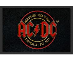 Empire Merchandising GmbH, 658340, Zerbino AC/DC Australia/EST. 1973, 60 x 40 cm, in Polipropilene, Colore: Nero