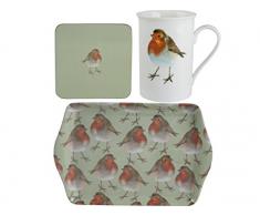 Creative Tops Into The Wild Christmas-Set Regalo con Tazza da tÃ¨, sottobicchiere e Vassoio