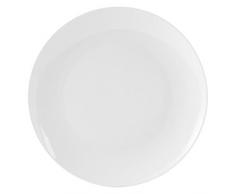 H&H Piatto da Portata Porcellana Bianca Sweden Arredo Tavola, Ceramica