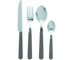 Excelsa Jolly Servizio 24 Posate, Acciaio Inossidabile, Grigio, unitÃ