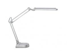 MAUL 8203695 Luce LED 9 W, Argento, Standfuß