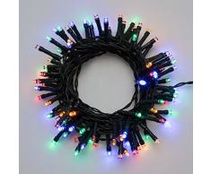 Xmas King Catena Batteria c/TMR Multi Illuminazione di Natale 8024199032378, Multicolore, Unica