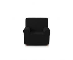 Eiffel Textile Rennes - Custodia Divano 1 Posto 55 x 195 x 2 cm Nero