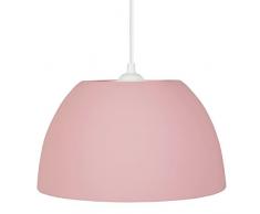 Tosel 15857 plexiglass, Lampada a sospensione, in polipropilene, dimensioni: 250 x 800 mm, colore: rosa