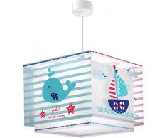 Dalber Marino Lampada da soffitto 60 W, Multicolore, 250 x 305 x 305