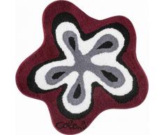 Grund Colani 1 Tappeto per Il Bagno, Poliacrilico Supersoft, Rosso, 80 cm
