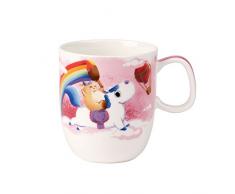 Villeroy & Boch Lily In Magicland Tazza per Bambini, 250 ml, Porcellana Premium, Rosa/Multicolore