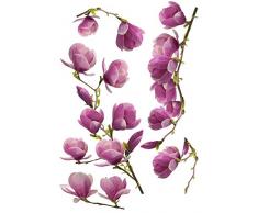 PLAGE 152754 Adesivi murali - stickers-Magnolia, Foglio, 48 x 68 cm
