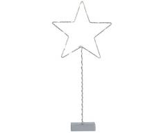 Star-Trading 700-34 illuminazione decorativa, grigio, interno, batteria, DC, a LED, colore: bianco, Ambiente)